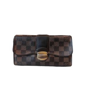 Vintage Louis Vuitton Sistina Damier Ebene Large Wallet